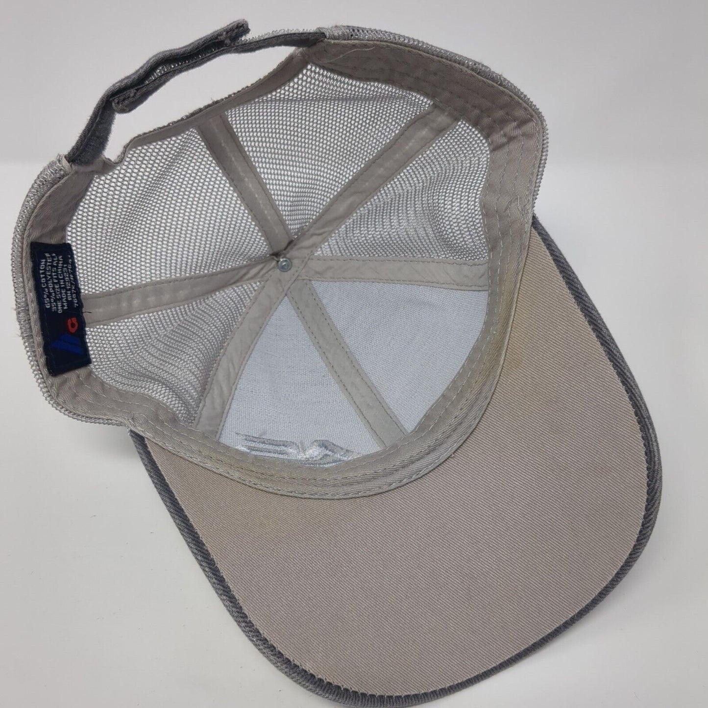AS Agri-Stor Strapback Mesh Back Trucker Hat Gray One Size HG 6 Panel