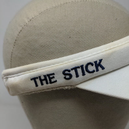 USGA Men's Sun Visor Hat Cap White Embroidered 2009 Senior Open Crooked Stick
