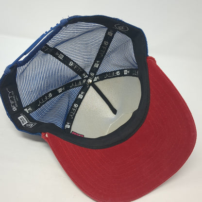 Volcom Stone Patch Snapback Rope Trucker Hat Multi One Size Mesh Back