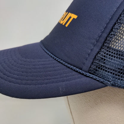 Recruit Snapback Trucker Hat Blue OSFM Adjustable Mesh Back Rope Otto