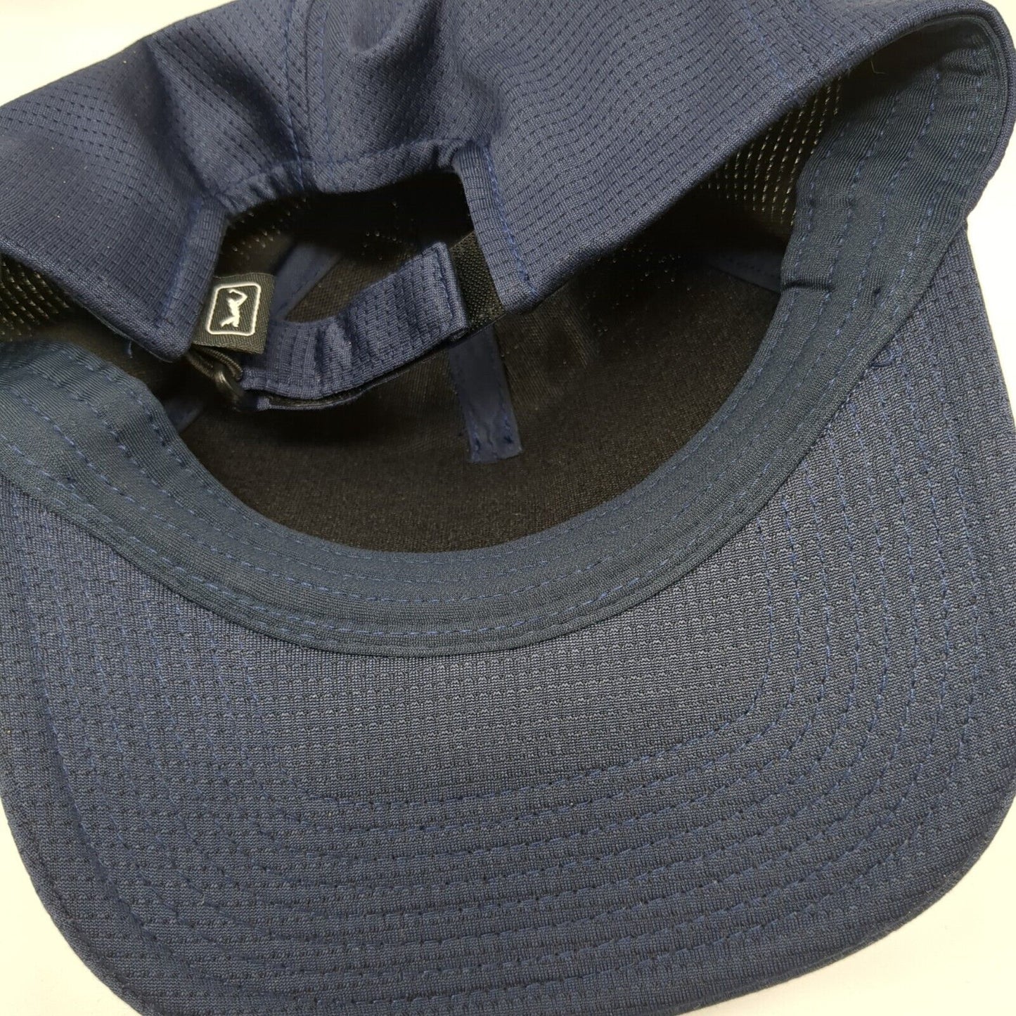 PGA Tour Strapback Hat Blue One Size Adjustable Embroidered Airflux