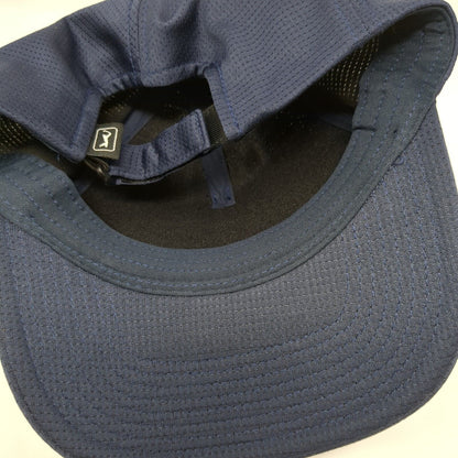 PGA Tour Strapback Hat Blue One Size Adjustable Embroidered Airflux