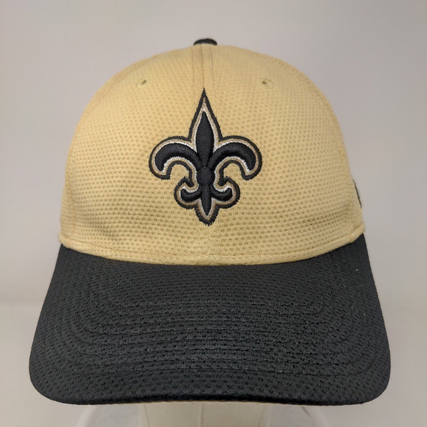 New Era Men's Strapback Hat Tan Embroidered New Orleans Saints Logo