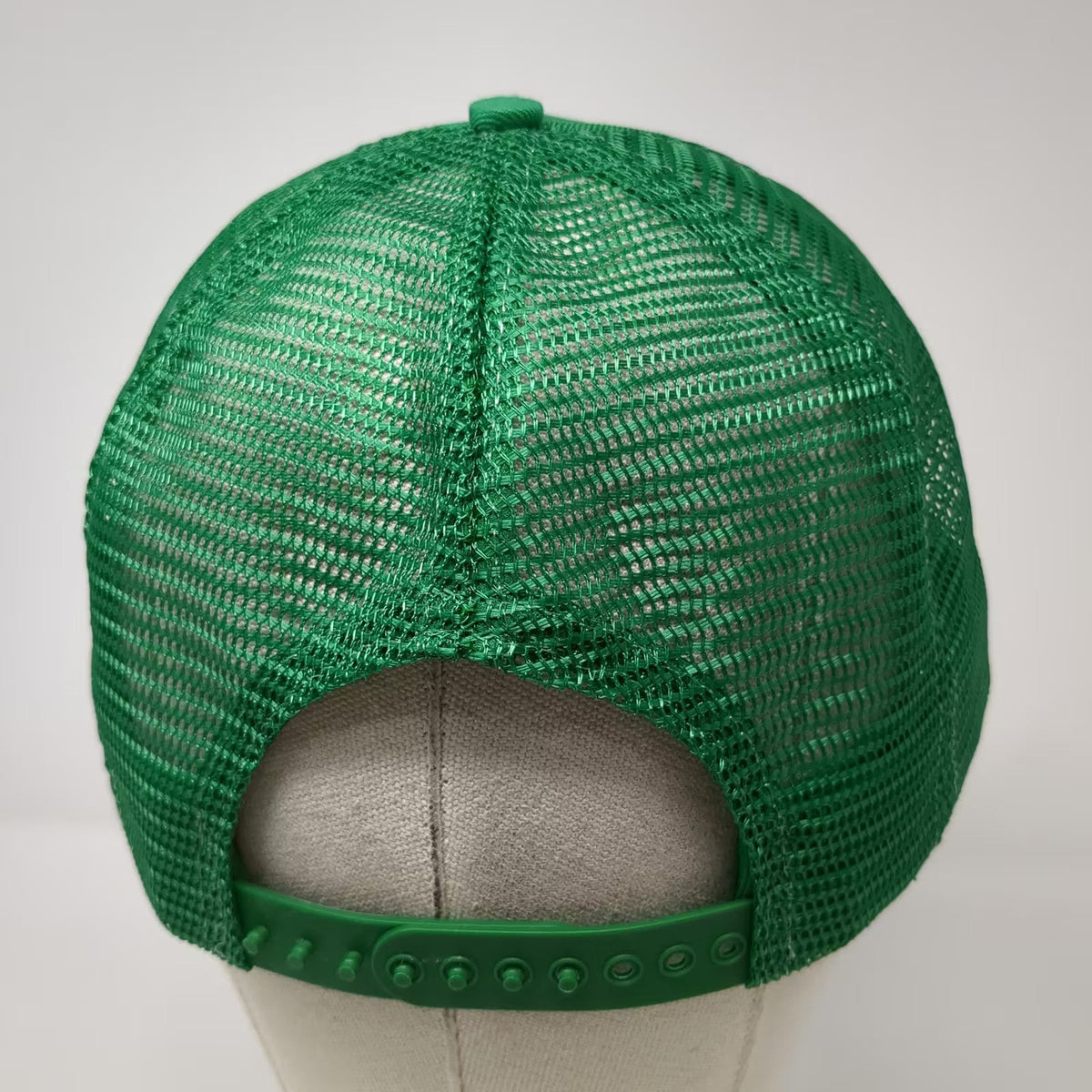 Paramount DuPont DBE Solvent Green OS Trucker Hat Snapback Made USA Vintage Mesh