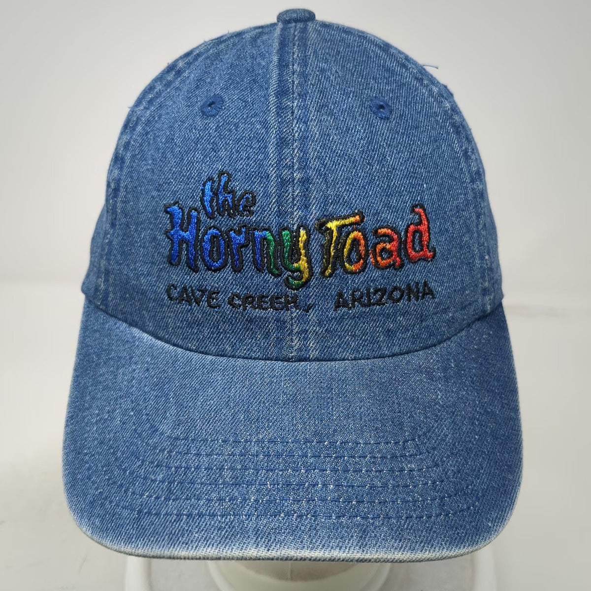 Port Authority Baseball Cap Blue One Size Denim Cave Creek AZ Horny Toad Hat