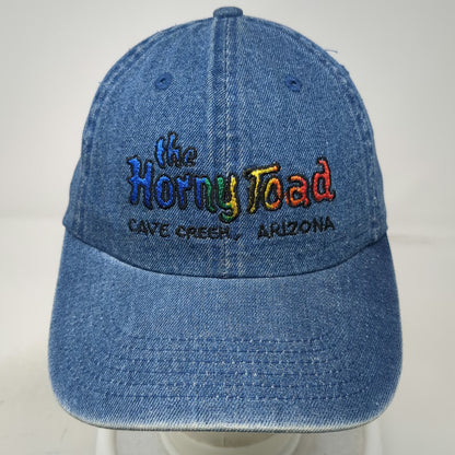 Port Authority Baseball Cap Blue One Size Denim Cave Creek AZ Horny Toad Hat
