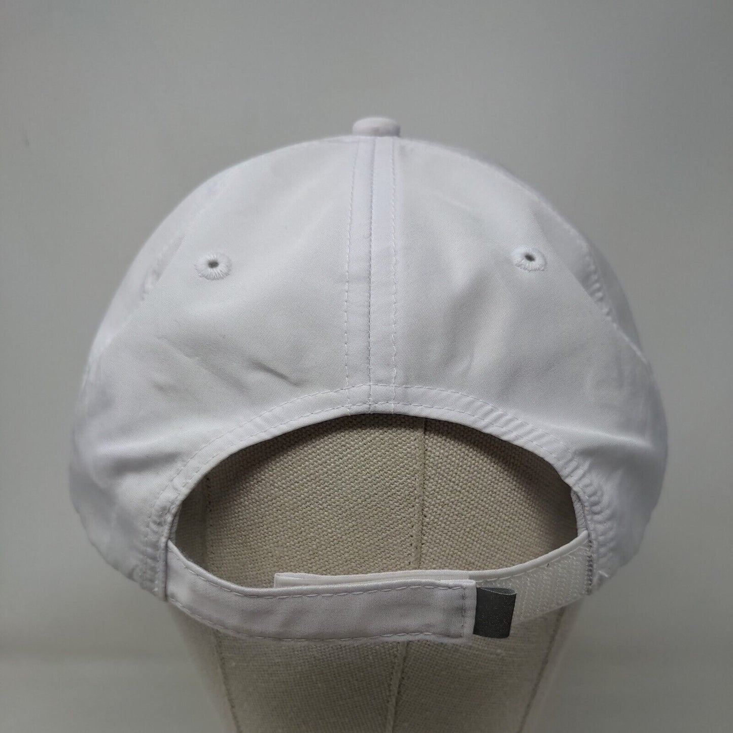 Sweat St. Pete Strapback Hat White One Size Embroidered 6 Panel Core 365