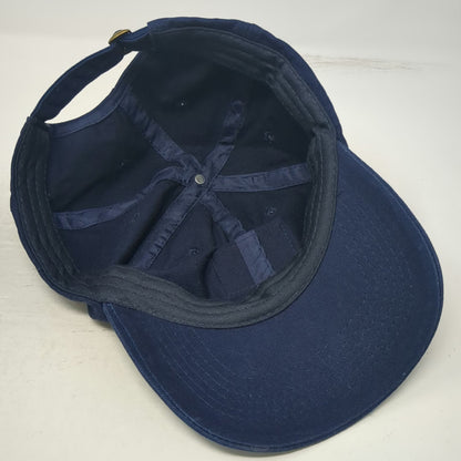 Samuel Adams Baseball Cap Blue One Size Strapback Beer Logo Graphic Brewery Hat