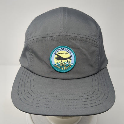Ponderosa Aero Club 50 Years Of Flying 5 Panel Cap Gray One Size Port Authority