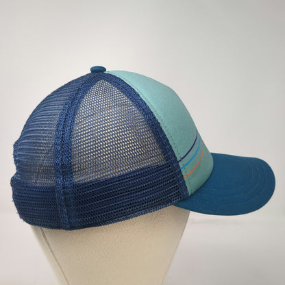 Patagonia Trucker Hat Blue One Size Wave Bird Graphic Mesh Snapback Foam Crown