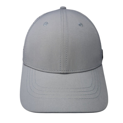 John Boy Snapback Hat Gray One Size Adjustable Laser Cut Solid Blank