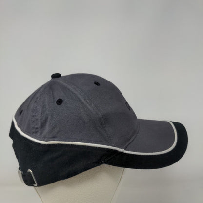 Cargill Slideback Hat Gray OSFM Embroidered Colorblock 6 Panel Otto