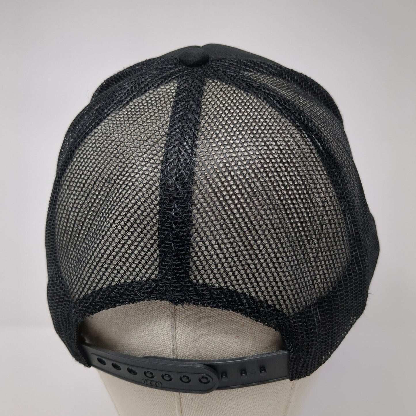 Life is Better Live Cycle Bar Snapback Trucker Hat Black OS Adjustable Mesh Rope