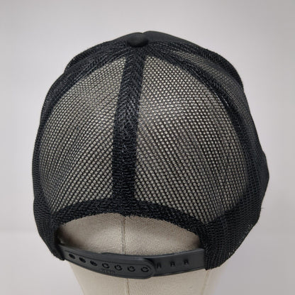 Life is Better Live Cycle Bar Snapback Trucker Hat Black OS Adjustable Mesh Rope