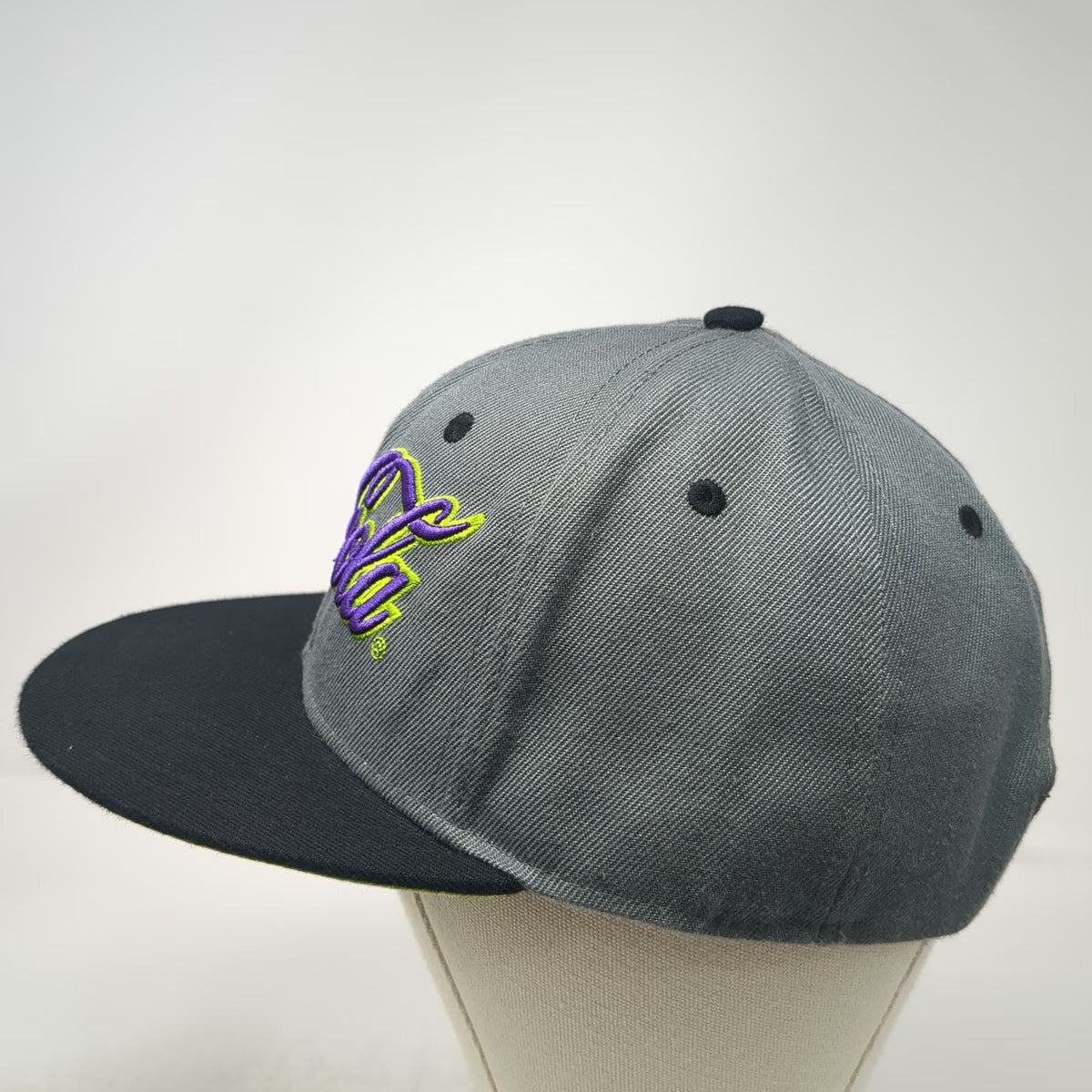 Coca-Cola Snapback Gray Black Green One Size Atlanta Since 1886 Underbrim Hat