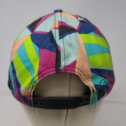 Penny Australia 5 Panel Blue One Size Geometric All Over Print Snapback Hat