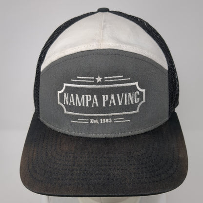 Nampa Paving Snapback Mesh Back Trucker Hat Multi One Size Richardson