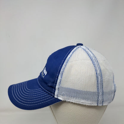 Titan America Snapback Mesh Back Trucker Hat Blue Adult Outdoor Cap