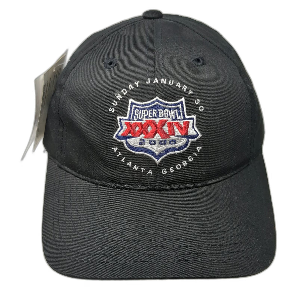 Logo Athletic Snapback Black One Size Super Bowl XXXIV Atlanta 2000 Georgia Hat