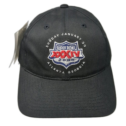 Logo Athletic Snapback Black One Size Super Bowl XXXIV Atlanta 2000 Georgia Hat