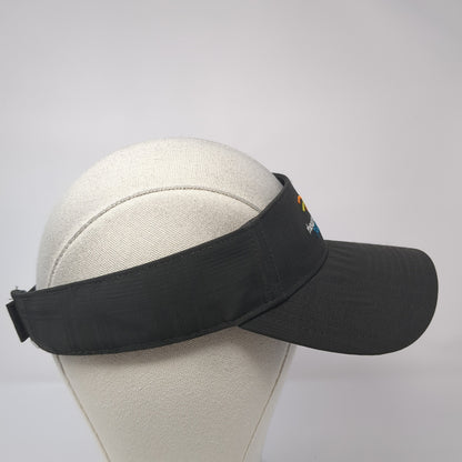 The Cancer Challenge 1993-2013 Years Sun Visor Hat Black One Size Outdoor Cap