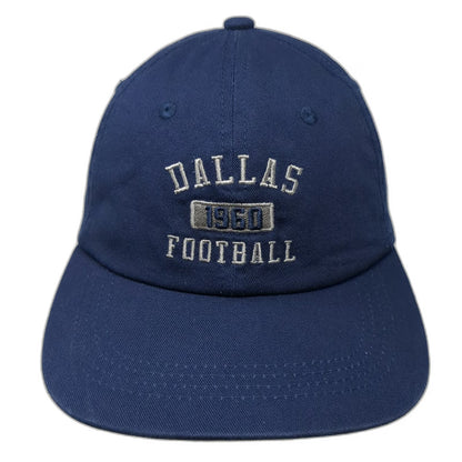 Baseball Cap Blue One Size Dallas Football 1960 Slideback Adjustable Hat