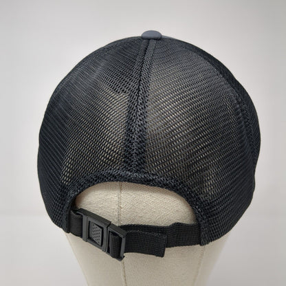 Camp Rainbow Gold Strapback Trucker Hat Gray OS Adjustable 110 Flexfit Mesh Back