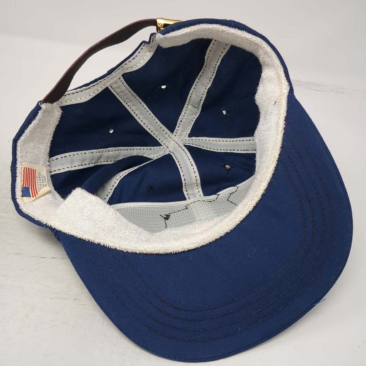 Dorfman Pacific Baseball Cap Blue XL Spike Invitational 85 Rope USA Hat Vintage