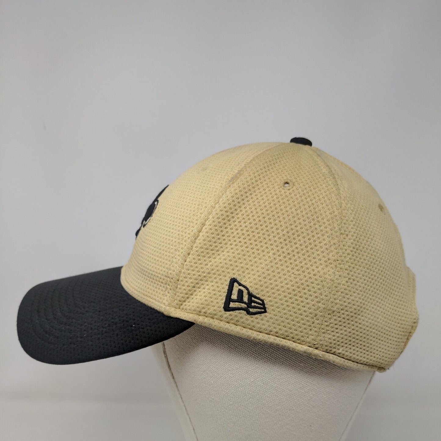 New Era Men's Strapback Hat Tan Embroidered New Orleans Saints Logo