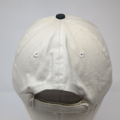 Rail-Veyor Strapback Hat Beige One Size Adjustable Embroidered Hit Wear