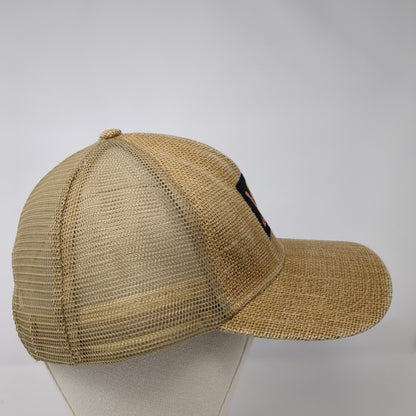 Hang Loose Snapback Mesh Back Trucker Hat Tan One Size Quiksilver