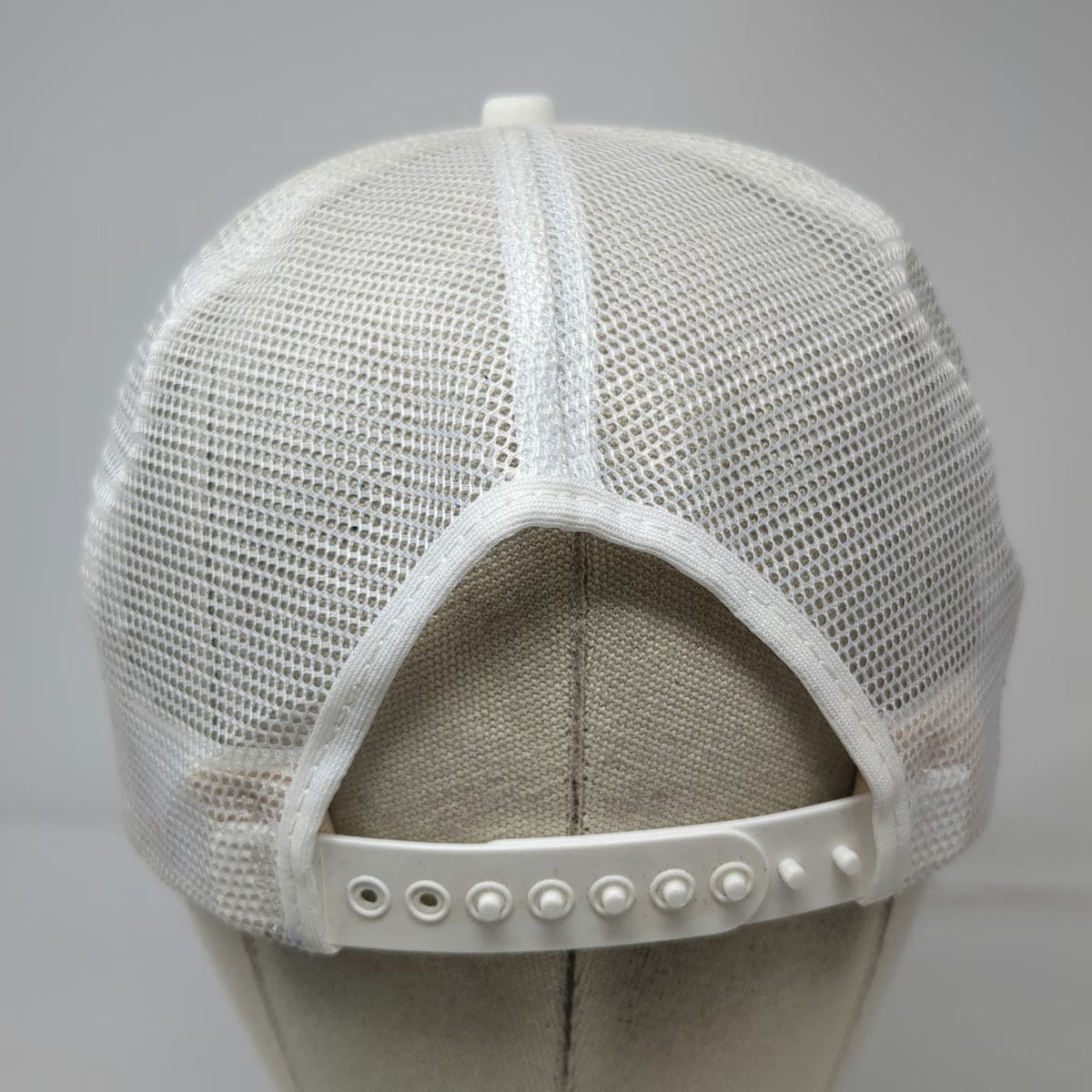 New Era 49ers Broncos NFL Super Bowl XXIV White M-L Trucker Hat Mesh Vintage