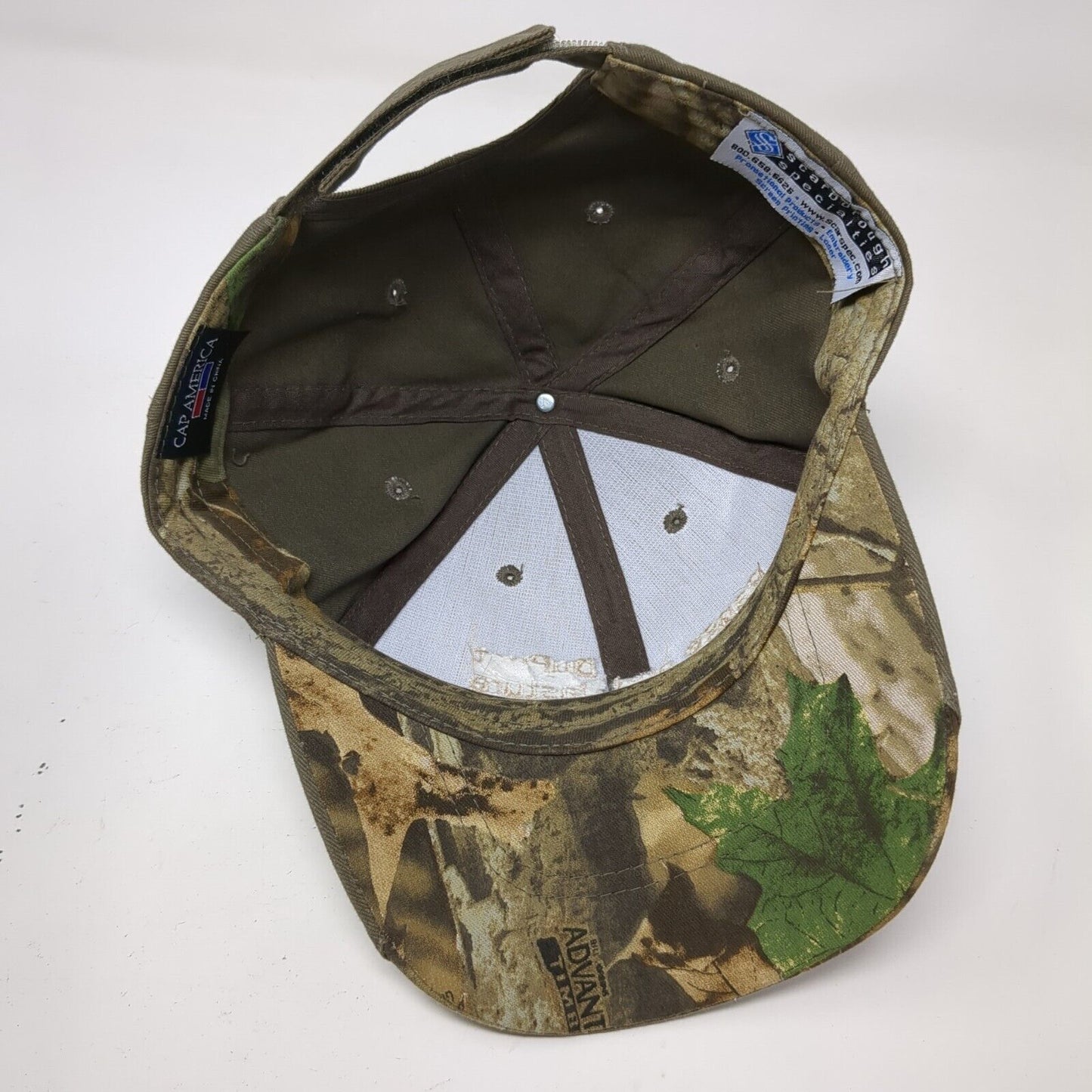 DuPont Range and Pasture Strapback Hat Green OSFA Lined Camouflage Cap America