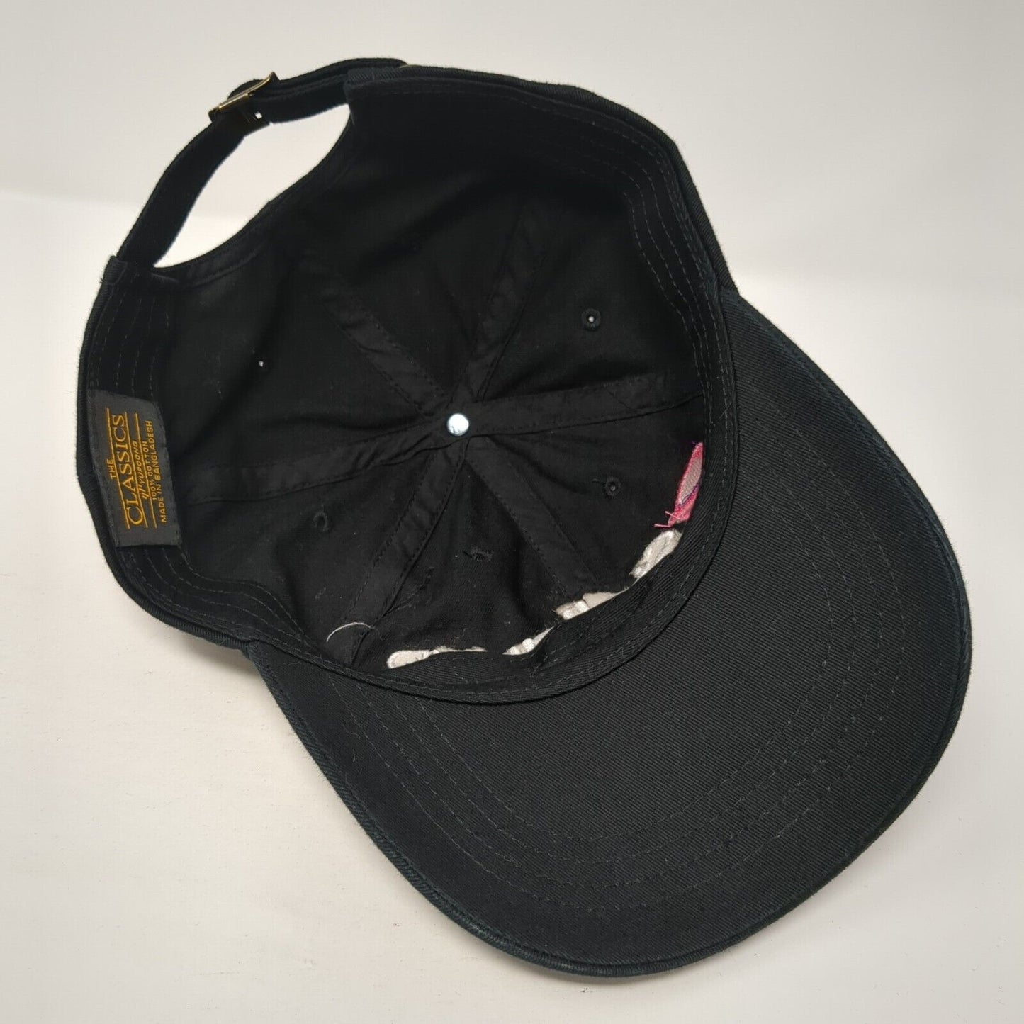 StellarWP Slideback Hat Black One Size Adjustable Embroidered Classics Yupoong