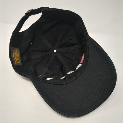 StellarWP Slideback Hat Black One Size Adjustable Embroidered Classics Yupoong