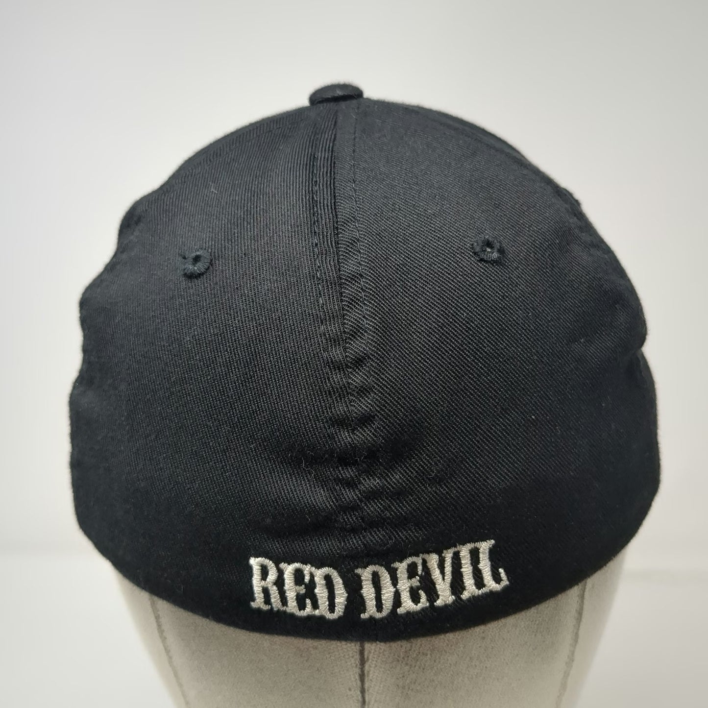 Flexfit Baseball Cap Black M 666 Sinner Red Devil Embroidered Graphic hat