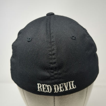 Flexfit Baseball Cap Black M 666 Sinner Red Devil Embroidered Graphic hat