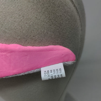 Unbranded Sun Hat Clip On Visors Pink One Size Adjustable Wide Brim Blank