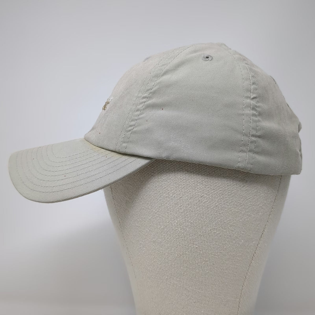 Titleist Baseball Cap Beige One Size Embroidered Logo Adjustable Slideback Hat