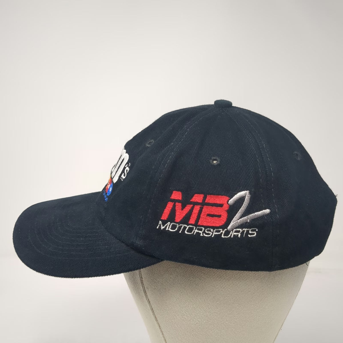 Nissin Cap Snapback Hat Black One Size m&m's Racing Team 36 Crew MB2 Motorsports