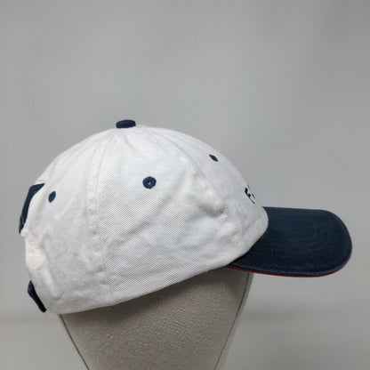 Fluor Strapback Hat White OSFA Embroidered American Flag Colorblock