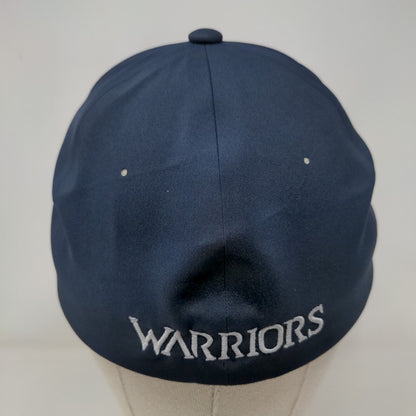 Warriors Fitted Hat Blue S/M Lightweight Embroidered 6 Panel Flexi Fit Delta