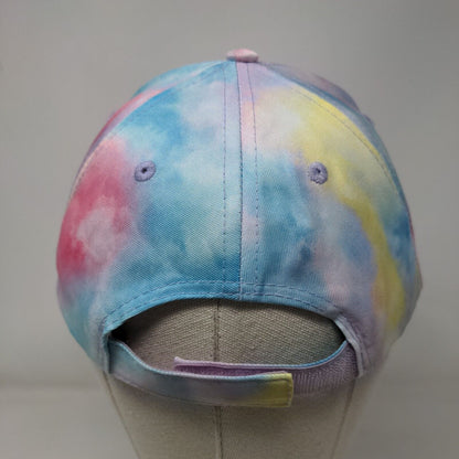GRL PWR Strapback Hat Multicolor One Size Adjustable Tie Dye Wonder Nation