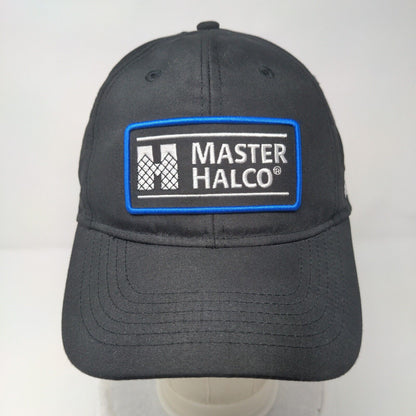 Master Halco Strapback Hat Black One Size Adjustable Embroidered