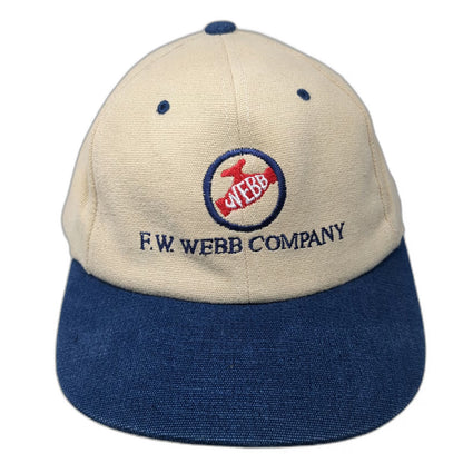 Yupoong Baseball Cap Beige Blue One Size F.W. Webb Watts Heatway Slideback Hat