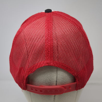 Otto Radio Boise KRBX Trucker Hat One Size White Red Black Mesh Snapback FM
