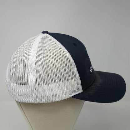 Richardson Trucker Hat Blue L Skwala Fly Fishing Logo Snapback Mesh Curved Brim