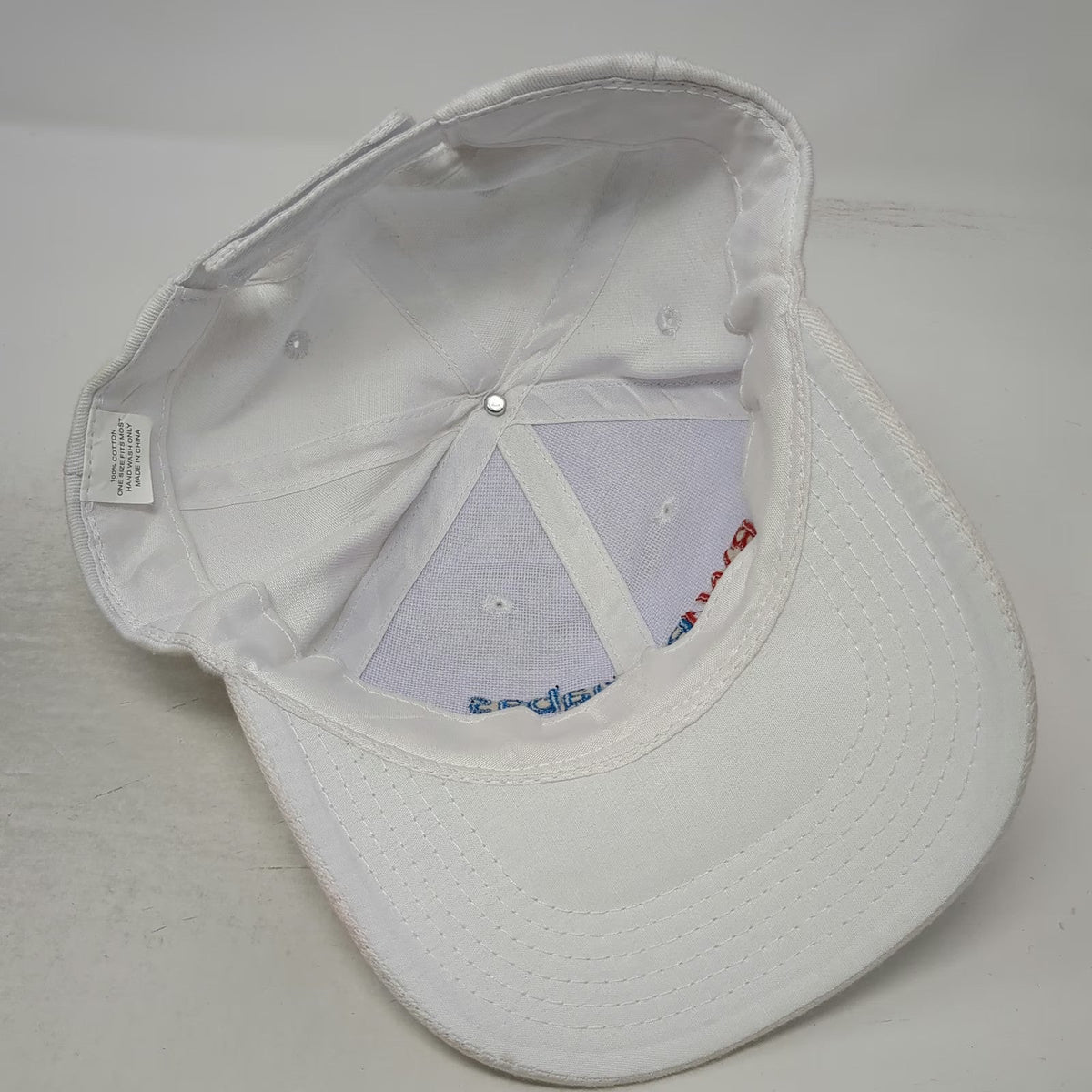 RWJBarnabas Health Medical White Baseball Cap One Size Strapback Cotton Hat