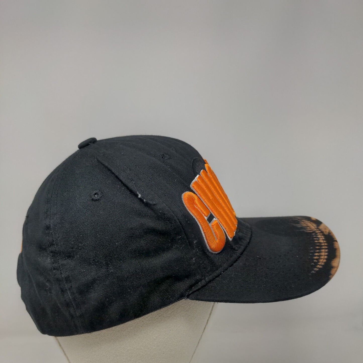 Chicago Snapback Hat Black OSFA Adjustable Embroidered 6 Panel Top Level
