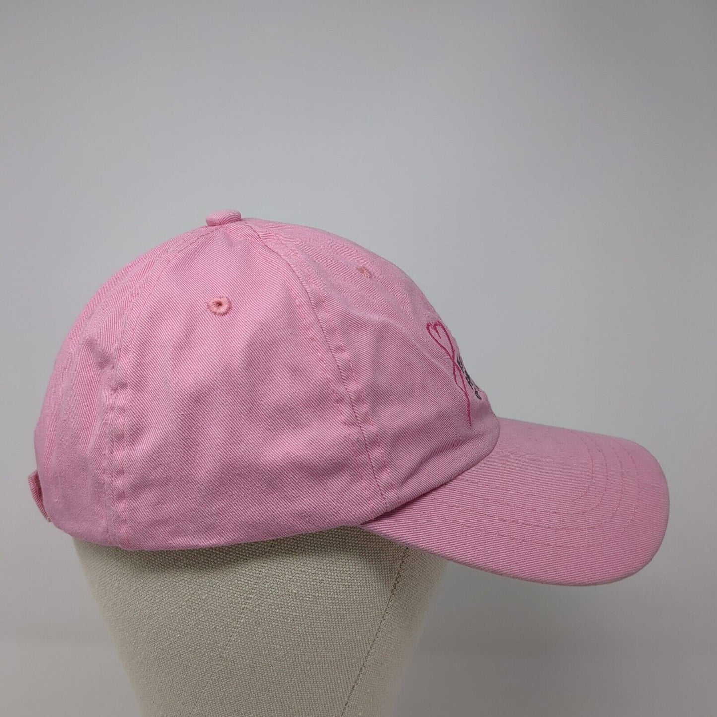 Breast Cancer Foundation of The Ozarks Strapback Hat Pink One Size Adjustable
